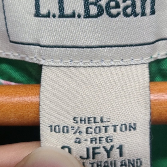 L.L.BEAN Vintage Green Lady Jacket Size 4 - Picture 10 of 10